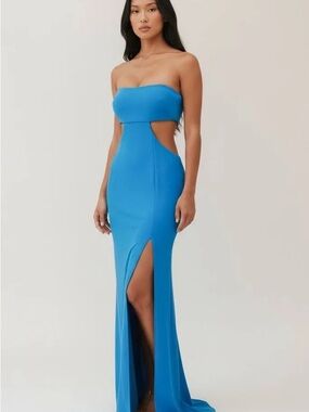 HOUSE of CB | Atlanta Dress | Blue | Size XL |NWT